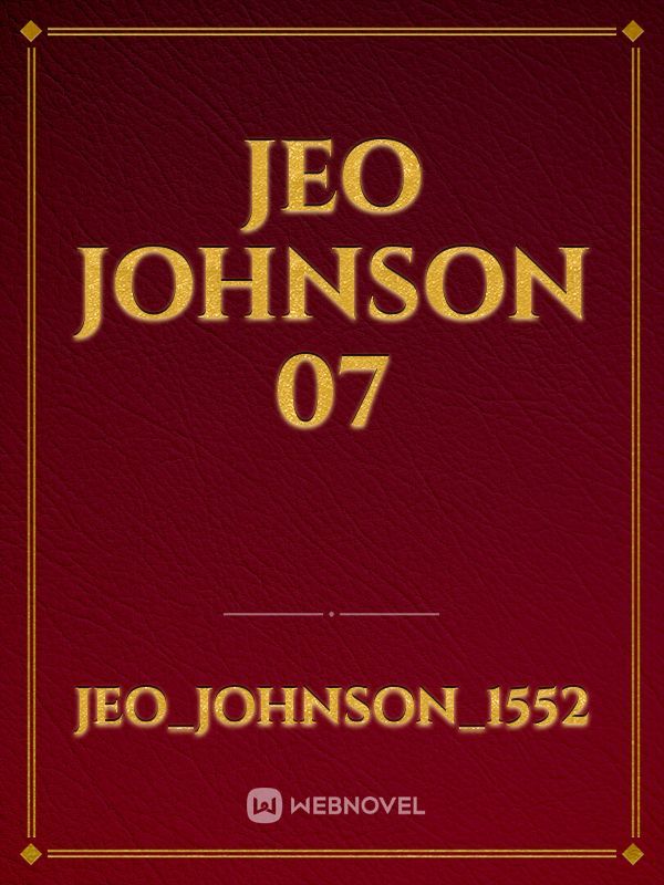jeo Johnson 07 Book
