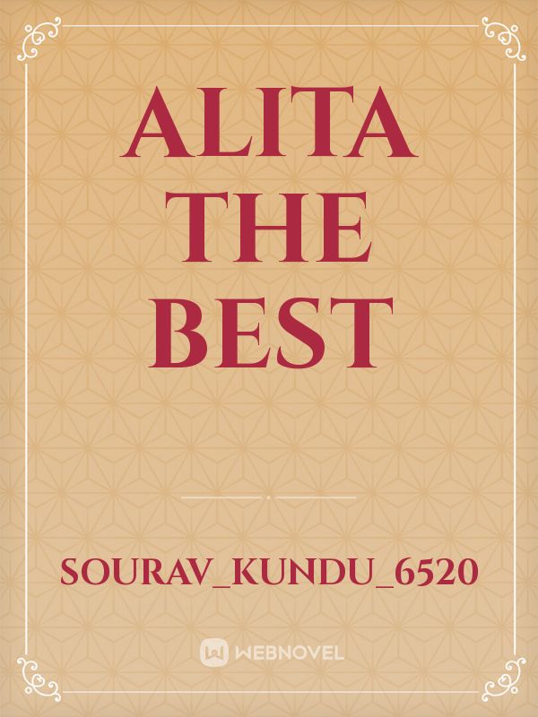 Alita The Best Book