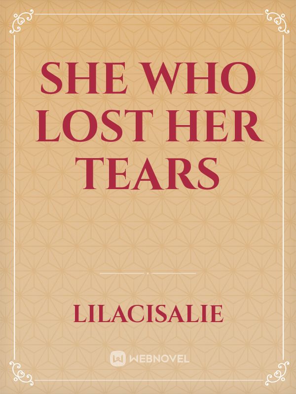 She who lost her tears Book