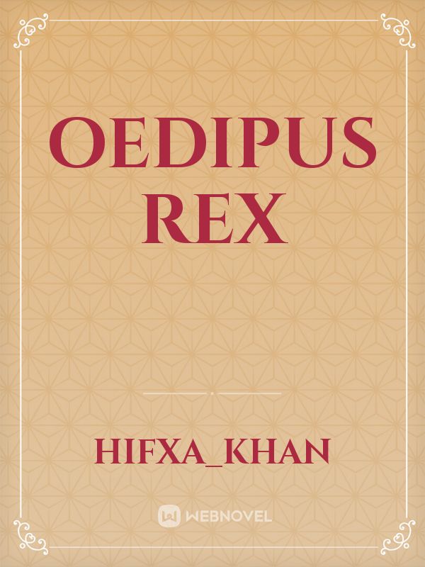 Oedipus Rex Book