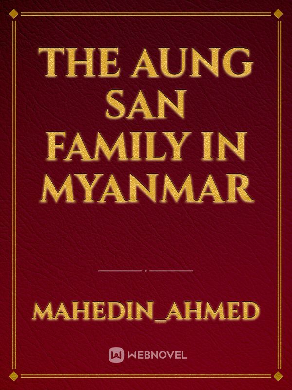 The Aung san family in myanmar Book