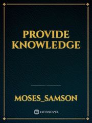 Provide knowledge Book