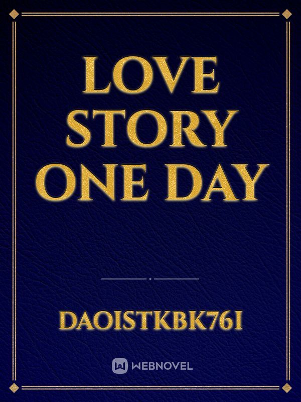 Love story one day Book