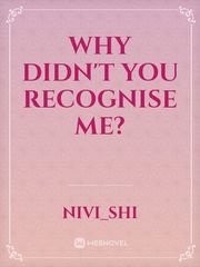 why didn't you recognise me? Book