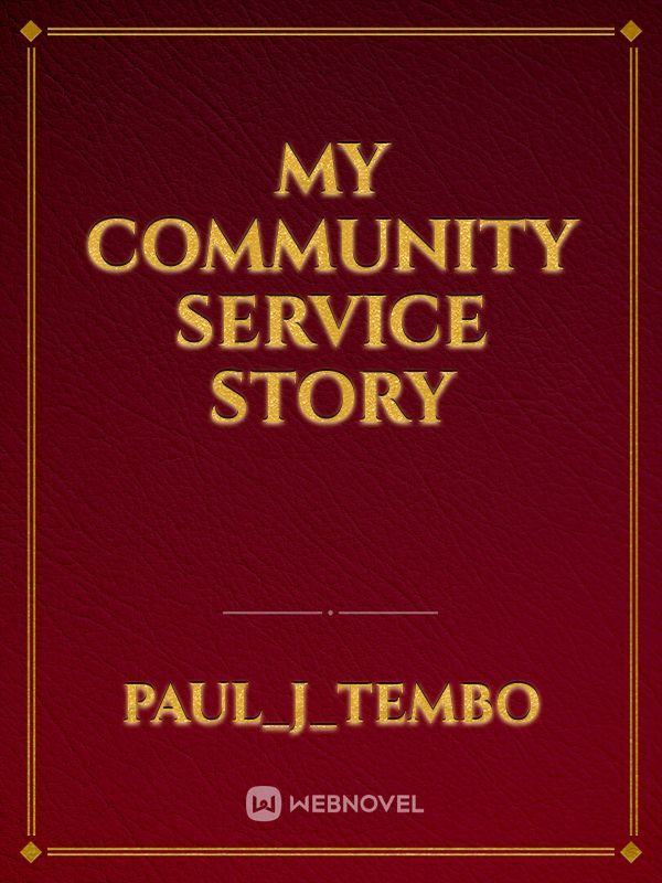 My community service story Book