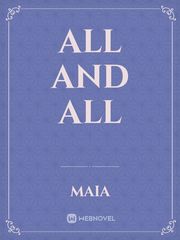All and All Book
