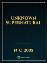 Unknown Supernatural Book