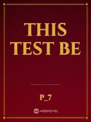this test be Book