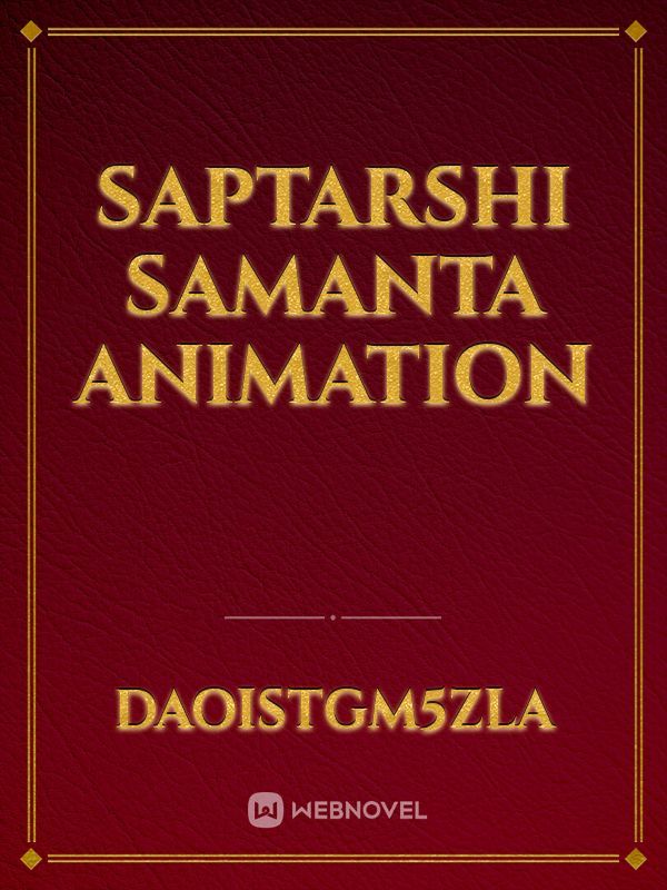 SAPTARSHI SAMANTA ANIMATION Book
