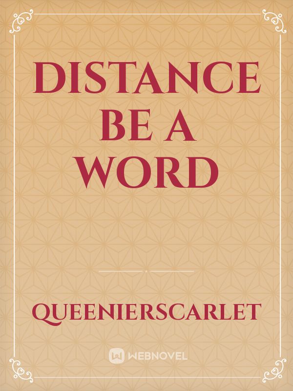 distance be a word Book