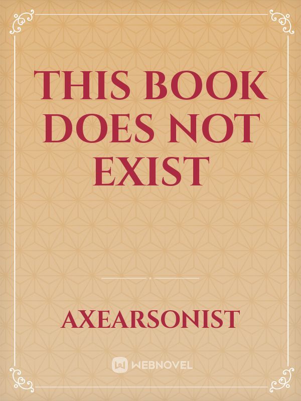 This book does not exist