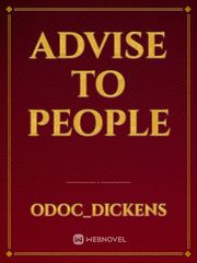 Advise to people Book
