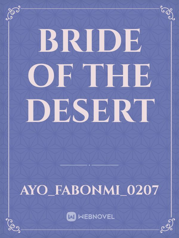 bride of the desert Book