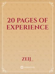 20 pages of experience Book