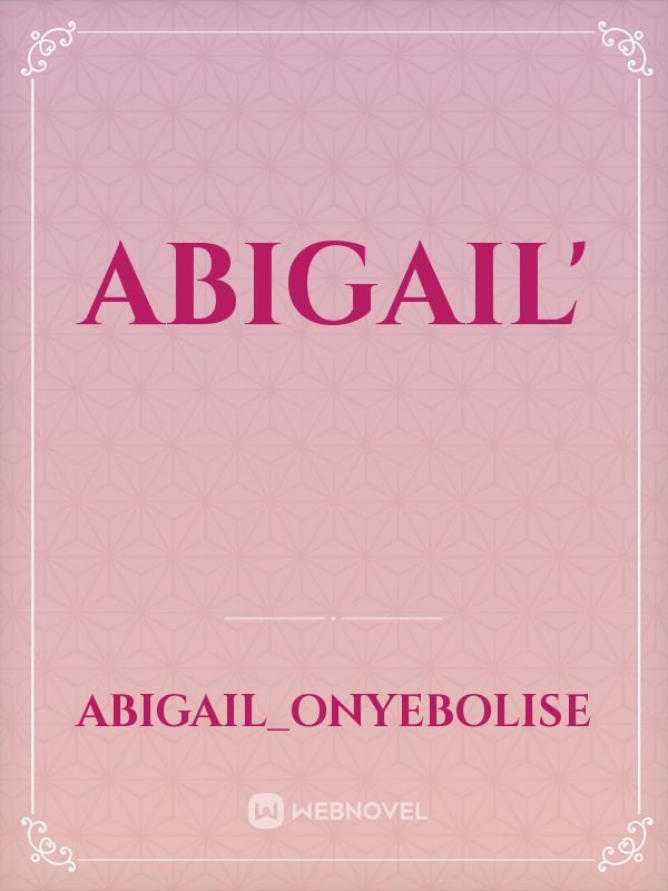 Abigail'
