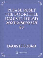please reset the booktitle DaoistcLoU6d 20231218092329 83 Book