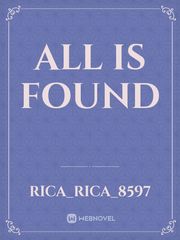 All is Found Book