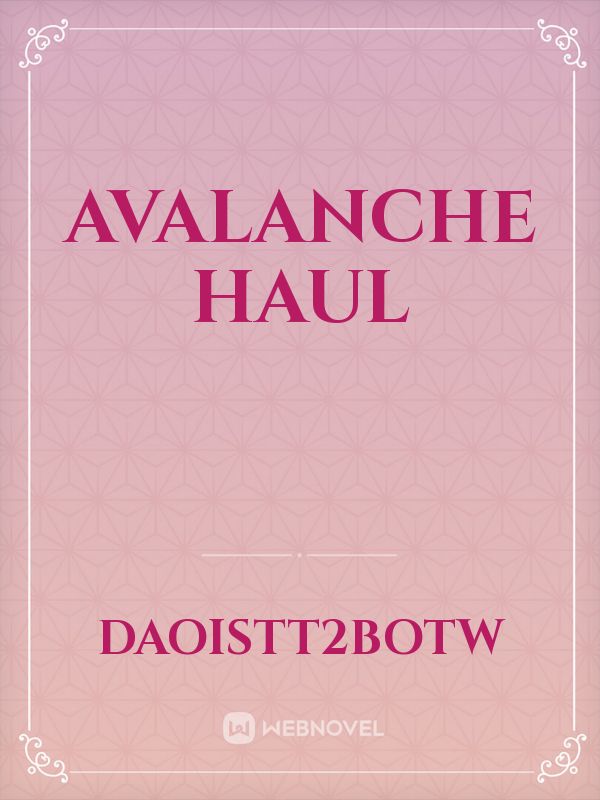 Avalanche Haul Book