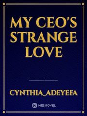 My CEO'S strange love Book