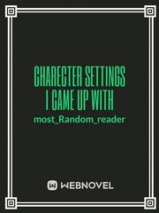 charecter settings i came up with Book