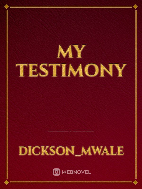 My testimony Book