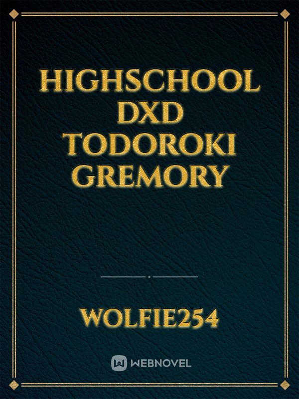 Highschool DxD Todoroki Gremory Book