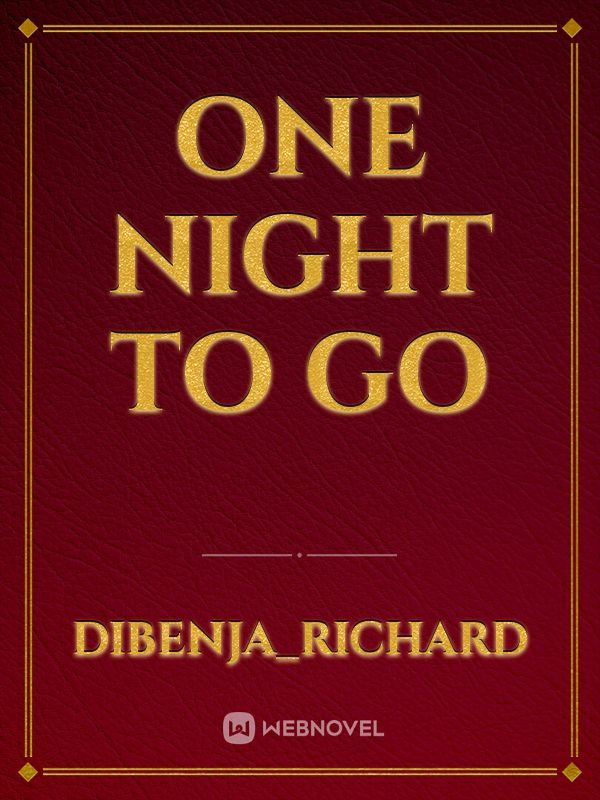 One night to go Book