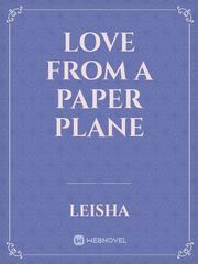 LOVE FROM A PAPER PLANE Book