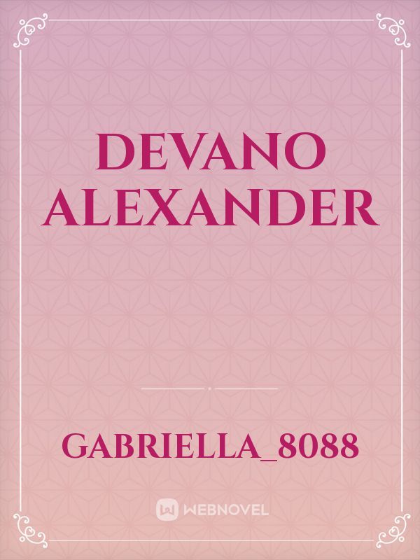 Devano alexander Book
