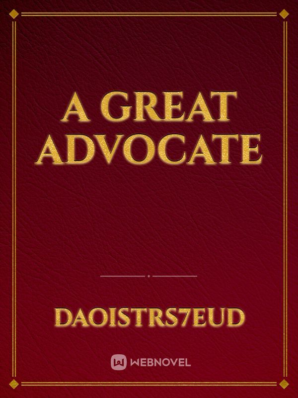 A great Advocate Book