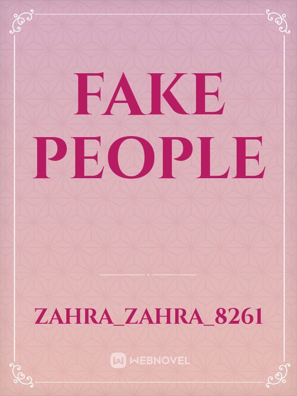 Fake people