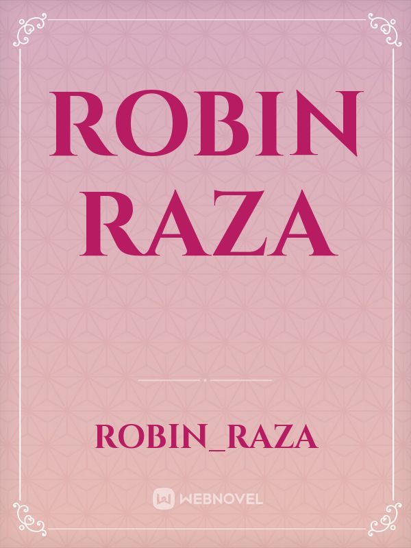 Robin raza Book