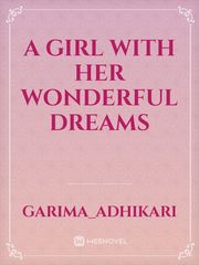 A girl  with her wonderful dreams Book