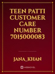 teen patti customer care number 7015000083 Book