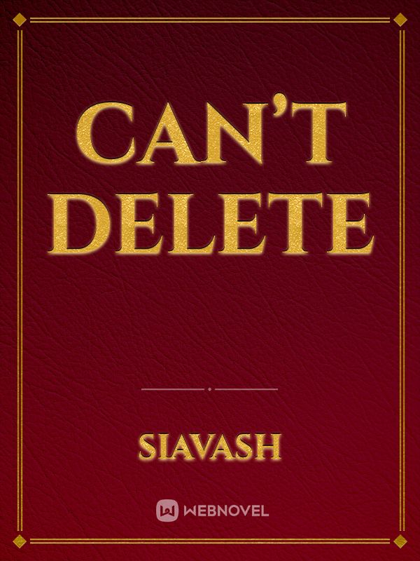 Can’t delete Book