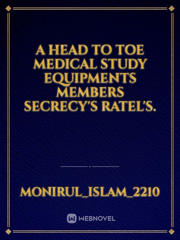 A Head to toe Medical study equipments members secrecy's Ratel's.