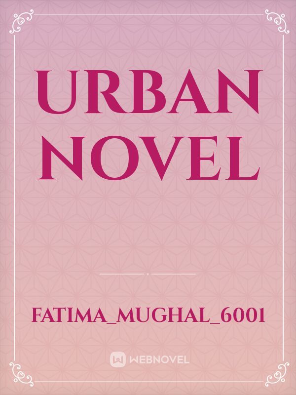 Urban novel Book