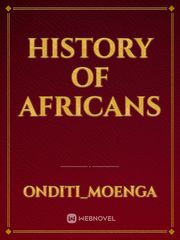 History of Africans Book