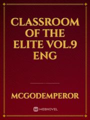 Classroom of the elite Vol.9 ENG Book