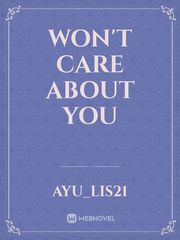 won't care about you Book