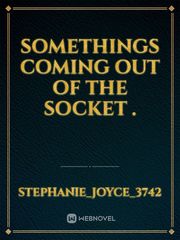 Somethings coming  out of the socket . Book