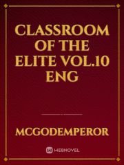 Classroom of the elite Vol.10 ENG Book
