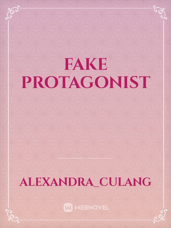 Fake Protagonist Book