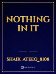 Nothing in it Book