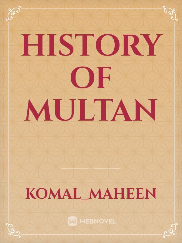 History Of Multan