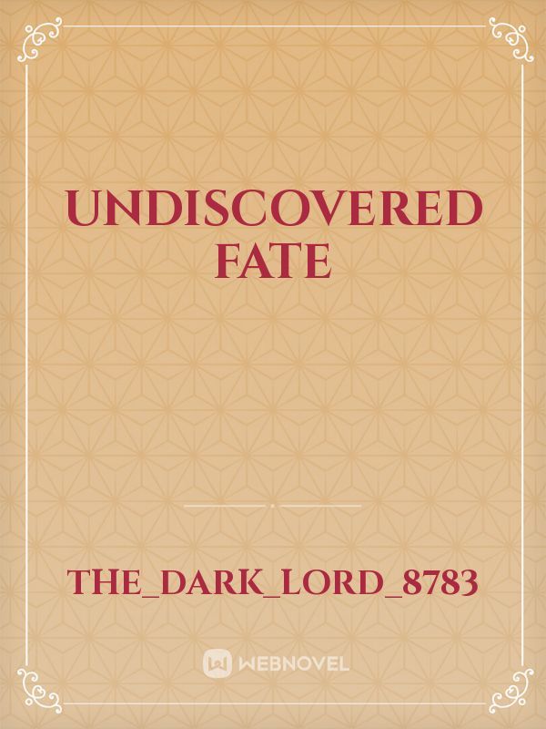 Undiscovered Fate Book