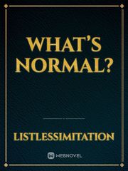 What’s Normal? Book