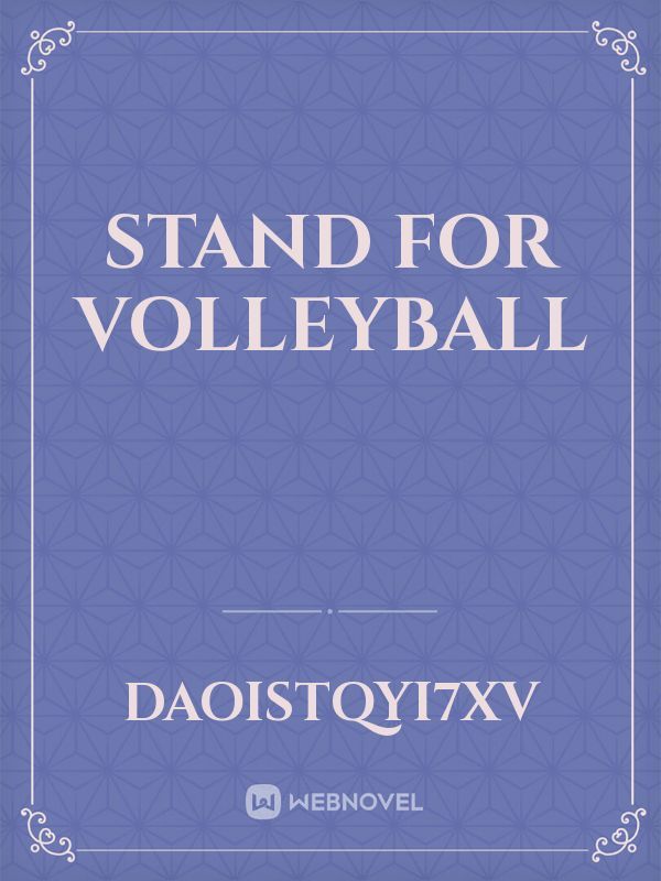 Stand For volleyball