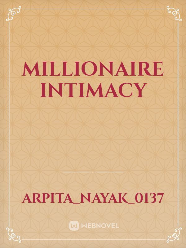 Millionaire Intimacy Book