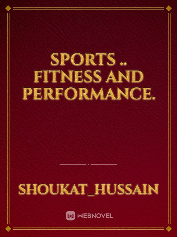Sports .. fitness and performance. Book
